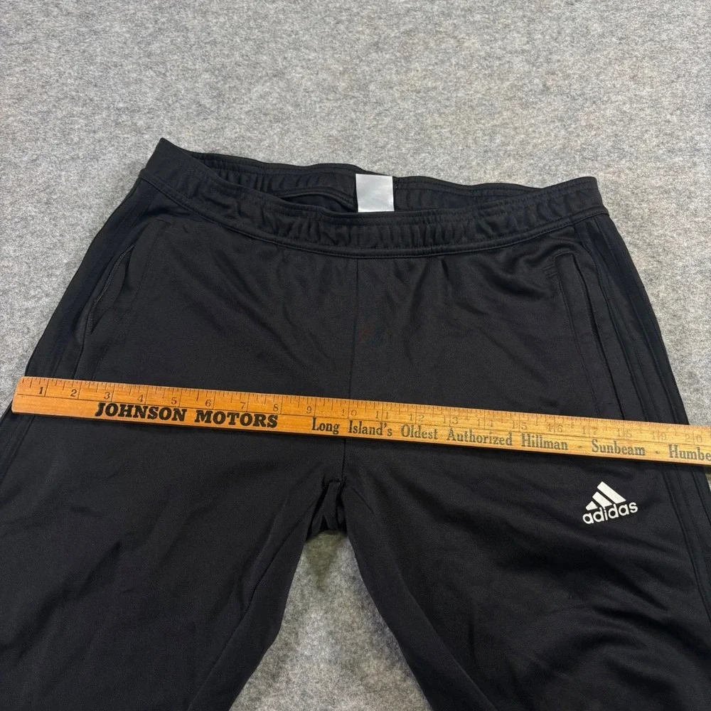 Adidas Climalite Black Athletic‎ Track Pants Joggers Zip Bottoms Mens M